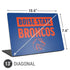Boise State University Broncos Universal Laptop 13in (10.6 x 7.6in) Skin
